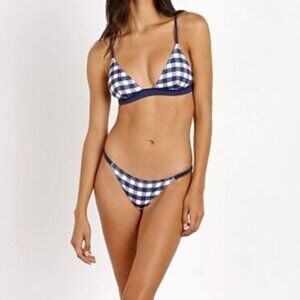 Solid and Striped Morgan Gingham Bikini